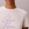 Raised Script Logo Graphic Slim T-Shirt