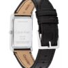 Rectangle Dial Leather Strap Watch