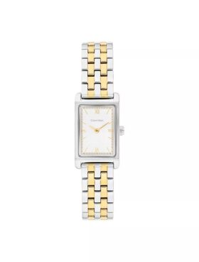 Rectangle Dial Link Bracelet Watch