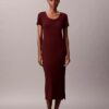 Refined Cotton Midi Dress
