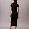 Refined Cotton Midi Dress