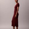 Refined Cotton Midi Dress