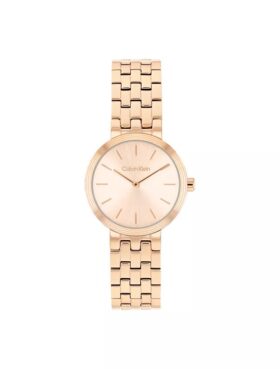Refined Dial Link Bracelet Watch