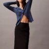 Refined Stretch Pencil Skirt