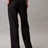 Refined Stretch Wide Leg Trouser