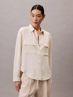 Relaxed Button-Down Utility Shirt