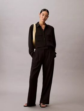 Relaxed Button-Down Utility Shirt