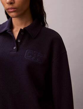Relaxed Ck Polo Sweatshirt