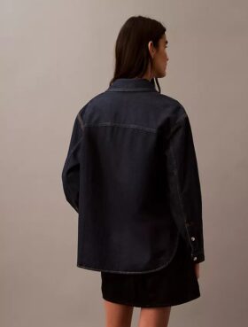 Relaxed Denim Button-Down Shirt