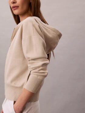 Relaxed Knit Hoodie Relaxed Knit Hoodie