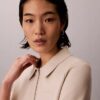 Relaxed Knit Polo Sweater