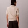 Relaxed Knit Polo Sweater