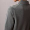 Relaxed Knit Polo Sweater
