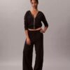 Relaxed Knit Wide Leg Pants