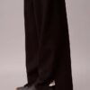 Relaxed Knit Wide Leg Pants