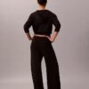 Relaxed Knit Wide Leg Pants