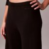 Relaxed Knit Wide Leg Pants