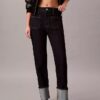 Relaxed Straight Cuff Jeans