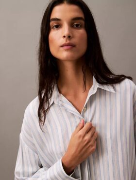 Relaxed Viscose Button Down Shirt