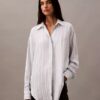 Relaxed Viscose Button Down Shirt