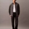 Relaxed Wool Blend Button-Down Shirt
