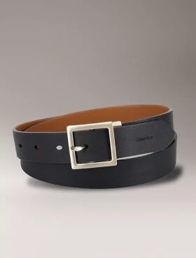 Reversible Center Bar Buckle Belt