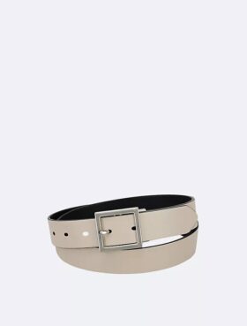 Reversible Center Bar Buckle Belt