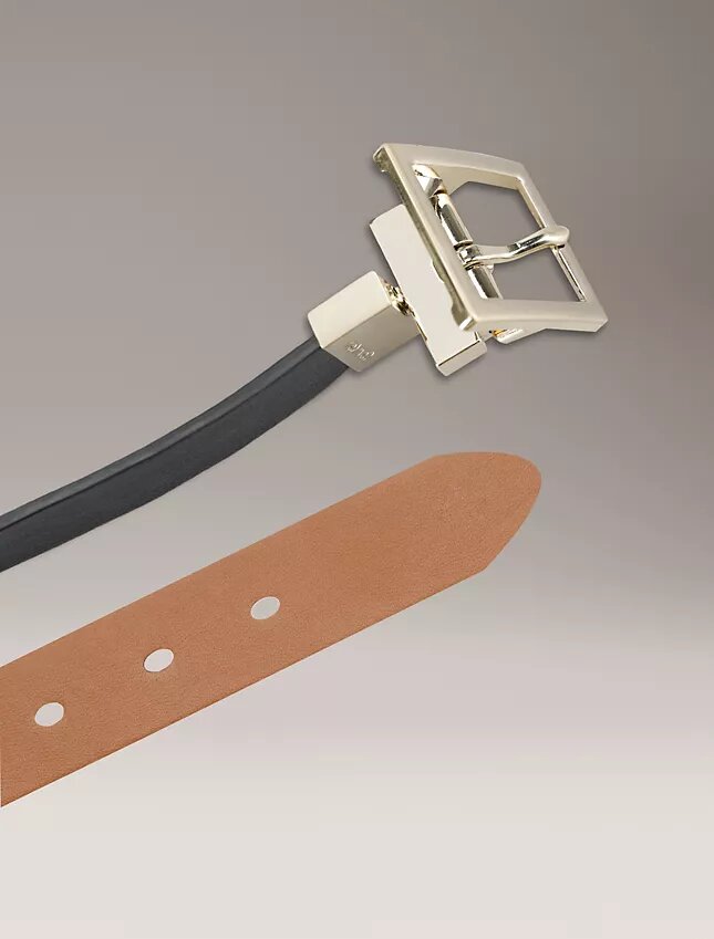 Reversible Center Bar Buckle Belt Reversible Center Bar Buckle Belt