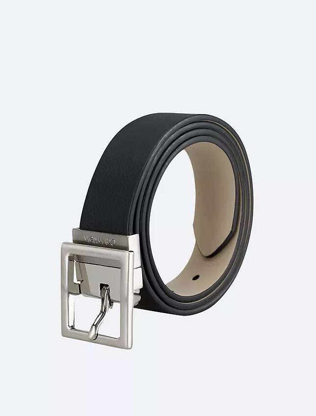 Reversible Center Bar Buckle Belt Reversible Center Bar Buckle Belt