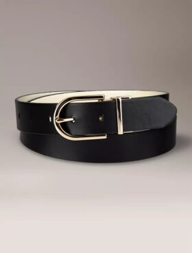 Reversible Round Buckle Belt