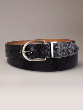 Reversible Round Buckle Belt