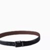 Reversible Saffiano Leather Dress Belt