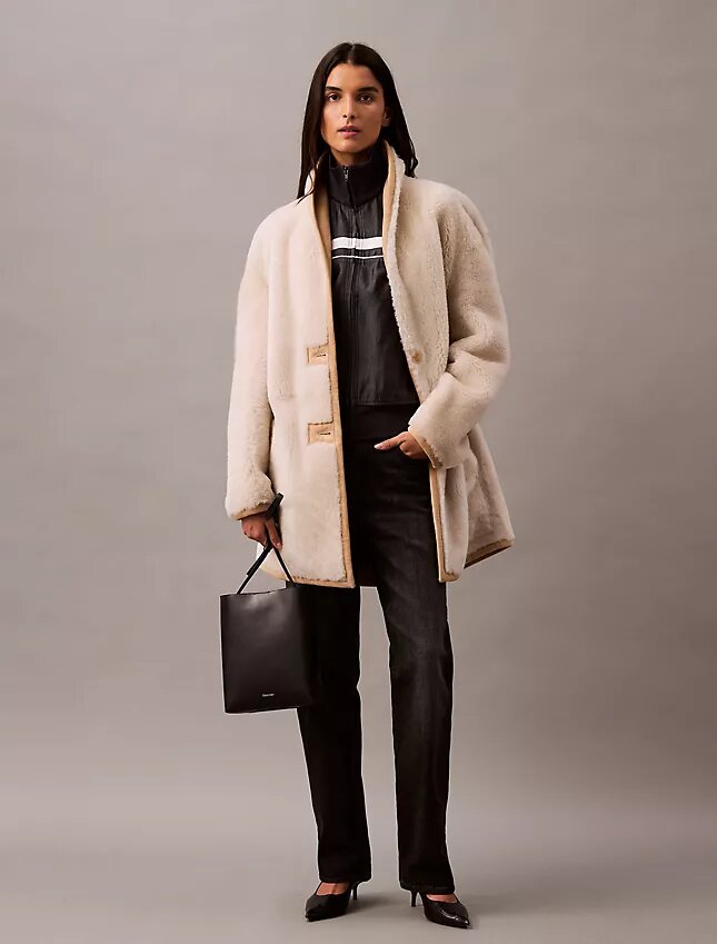 Reversible Shearling Coat Reversible Shearling Coat