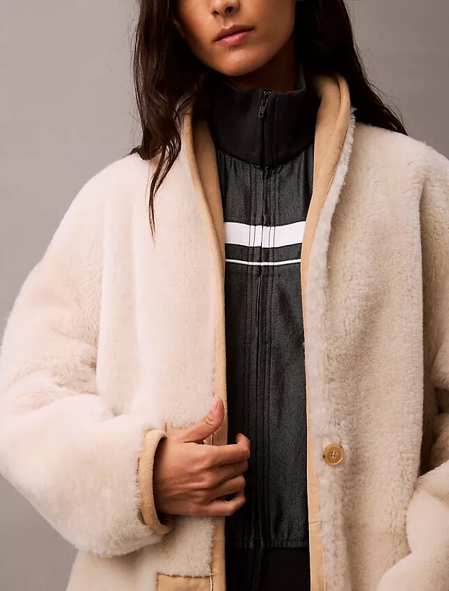 Reversible Shearling Coat Reversible Shearling Coat