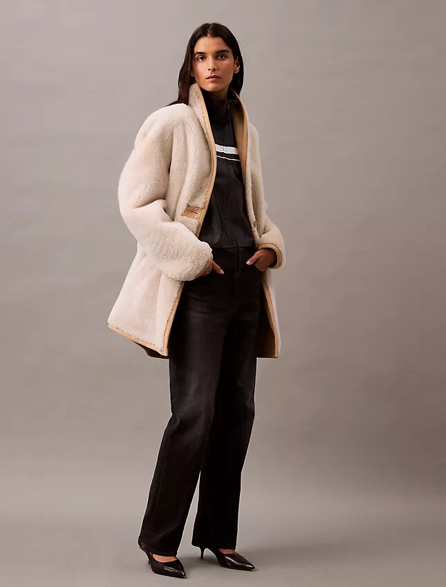 Reversible Shearling Coat Reversible Shearling Coat