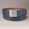 Reversible Square Logo Plaque Belt Reversible Square Logo Plaque Belt