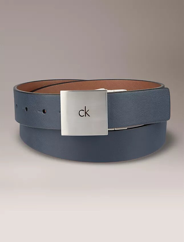 Reversible Square Logo Plaque Belt Reversible Square Logo Plaque Belt