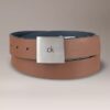 Reversible Square Logo Plaque Belt Reversible Square Logo Plaque Belt