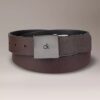 Reversible Square Logo Plaque Belt Reversible Square Logo Plaque Belt