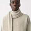 Rex Cashmere Sleeve Scarf Sweater
