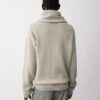 Rex Cashmere Sleeve Scarf Sweater