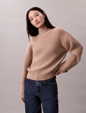 Rib Chunky Relaxed Turtleneck Sweater Rib Chunky Relaxed Turtleneck Sweater
