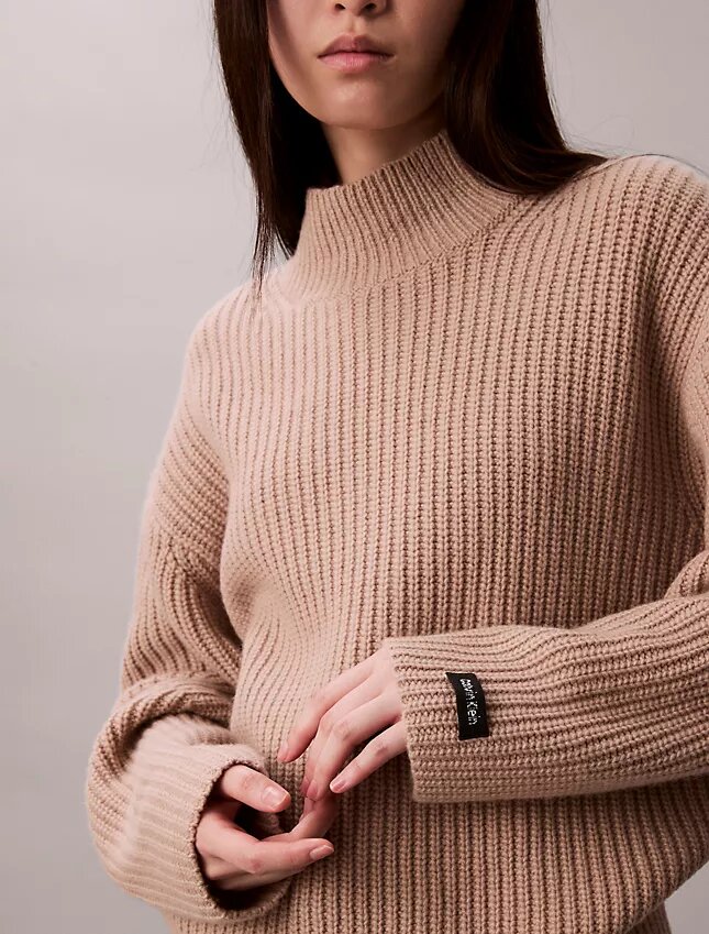 Rib Chunky Relaxed Turtleneck Sweater Rib Chunky Relaxed Turtleneck Sweater