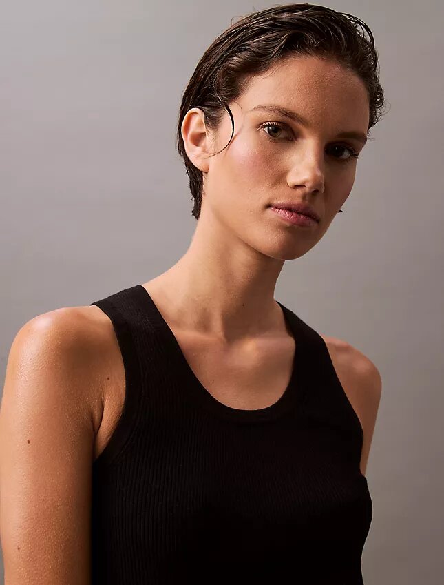 Rib Cotton Sweater Tank Rib Cotton Sweater Tank