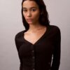 Rib Cropped Cardigan Rib Cropped Cardigan