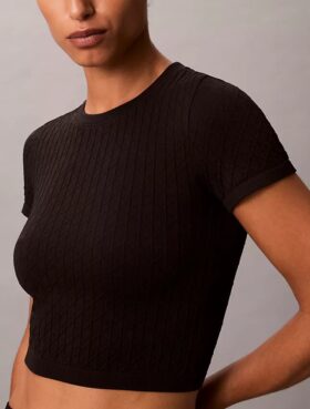 Rib Emblem Seamless Tee