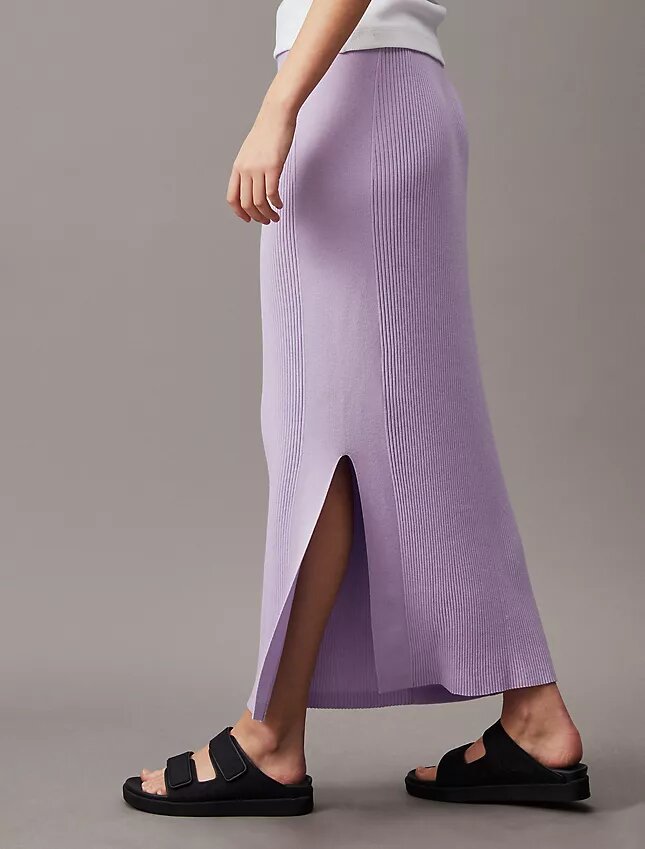 Rib Monologo Sweater Maxi Skirt Rib Monologo Sweater Maxi Skirt