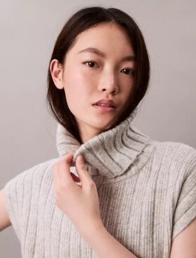 Rib Relaxed Sleeveless Sweater