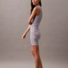 Rib Sleeveless Mini Dress