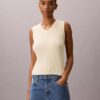 Rib V-Neck Tank Top Rib V-Neck Tank Top
